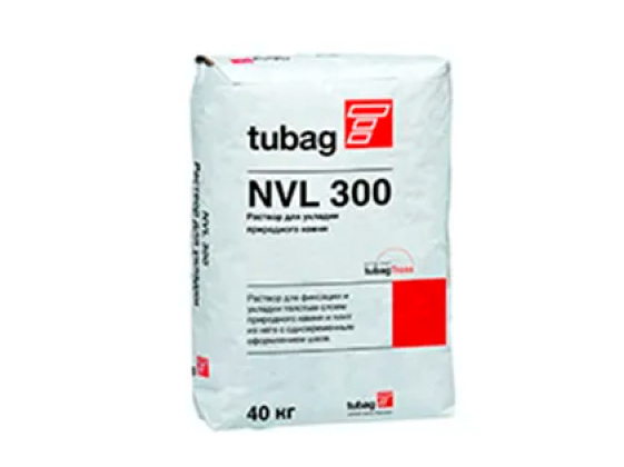 NVL-300 раствор для укладки природного камня, антрацит 40 кг